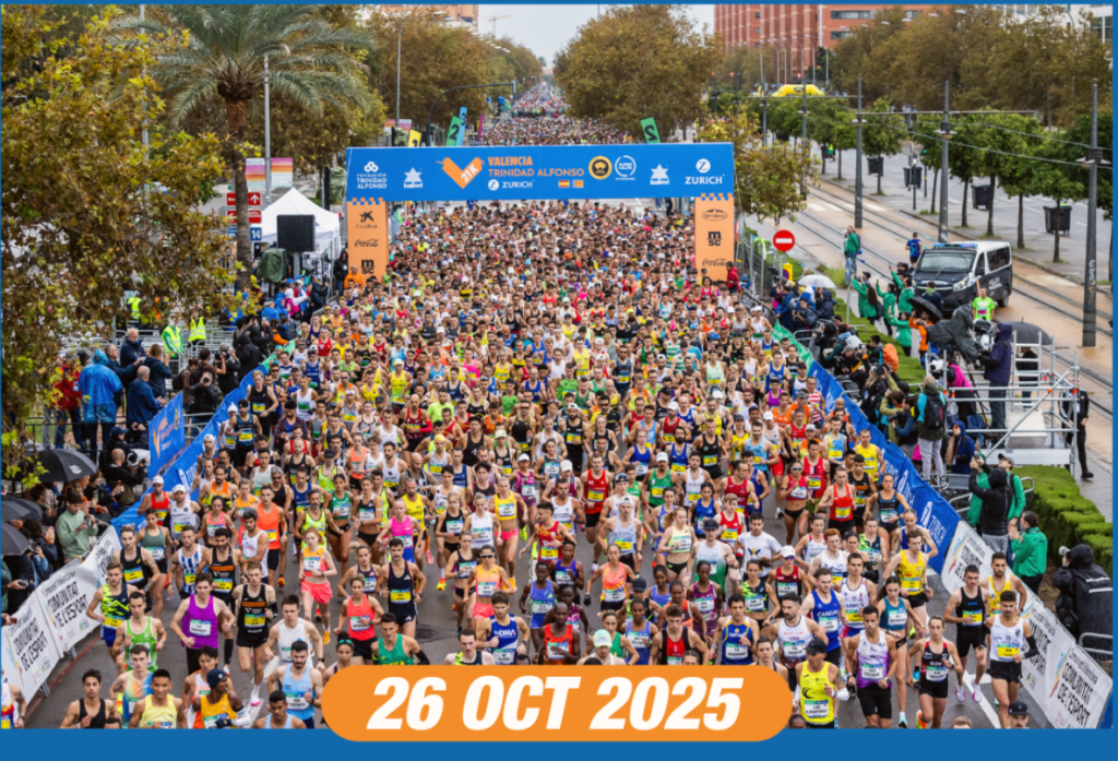 Partenza Mezza maratona di Valencia